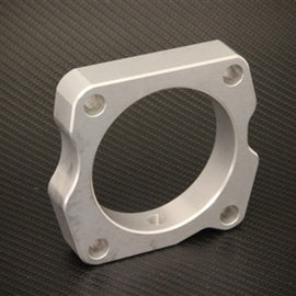 Torque Solution Throttle Body Spacer (Silver): Honda Accord 2008+ 2.4L TS-TBS-017-2