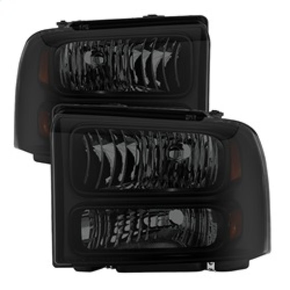 xTune Ford F250/350/450 Super Duty 05-07 Crystal Headlights Black Smoked HD-JH-FS05-AM-BSM 9030444