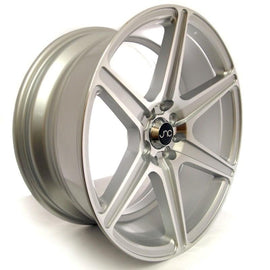 JNC 037 Silver Machined Face 17x8 4x100/4x114.3 +28 Wheel/Rim