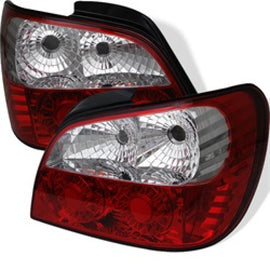 Spyder Subaru Impreza WRX/Sti 02-03 4Dr (Not Fit Wagon)LED Tail Lights Red Clear ALT-YD-SI01-LED-RC 5007230