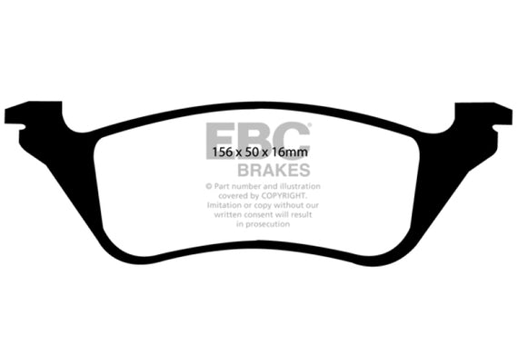EBC 01-07 Chrysler Town & Country 3.3 Rear Rotors Greenstuff Rear Brake Pads DP61629