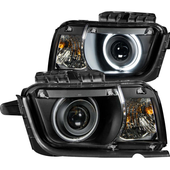 Anzo USA Projector Headlights Black w/ Halo CCFL for Chevrolet Camaro 2010-2013 121312