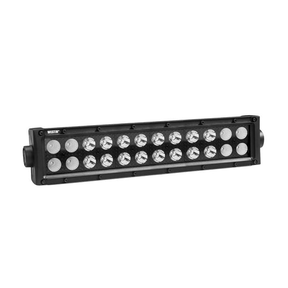 Westin B-FORCE LED Light Bar Double Row 12 inch Combo w/3W Cree - Black 09-12212-24C