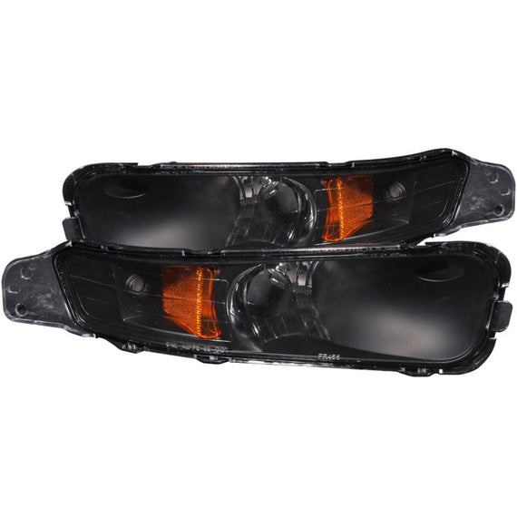 ANZO PARKING/SIGNAL LIGHTS BLACK AMBER FOR 05-09 FORD MUSTANG #511002 511002