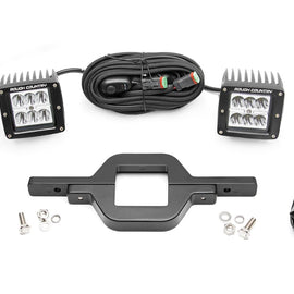 Rough Country Universal Hitch Mount Chrome Series LED Light Kit