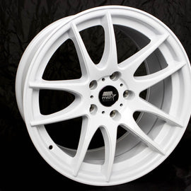 MST MT30 17x9.0 5x114.3 30 73.1 Full Glossy White Wheel/Rim 30-7965-30-WHT