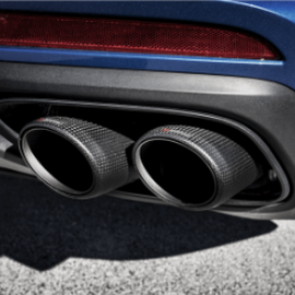Akrapovic 17-18 Porsche Panamera Turbo Tail Pipe Set (Carbon) TP-CT/48