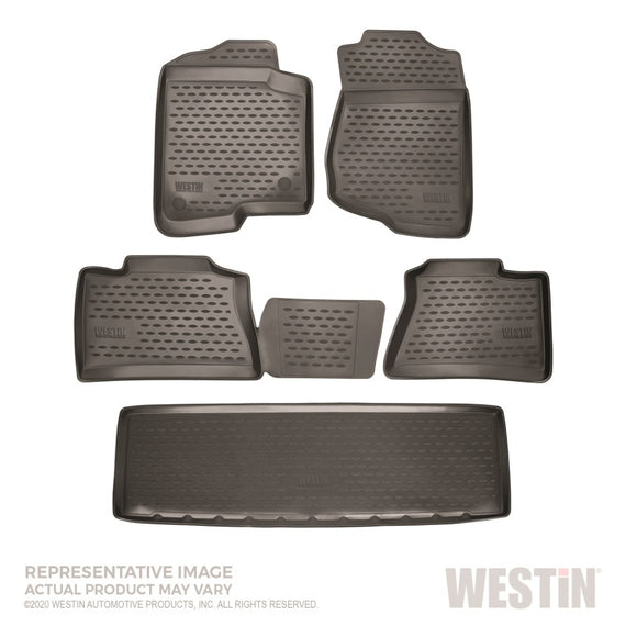 Westin 18-20 Honda Odyssey Profile Liners Front 2nd and 3rd Row Set - Black 74-15-51031