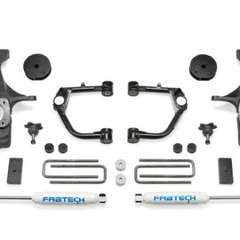 Fabtech 07-15 Toyota Tundra 2WD/4WD 4in Budget UCA System w/Rear Perf. Shocks K7028