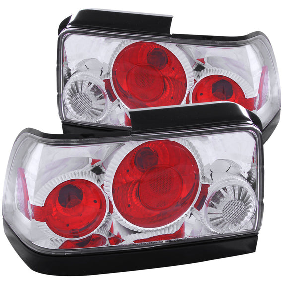 ANZO 1993-1997 Toyota Corolla Taillights Chrome 221111