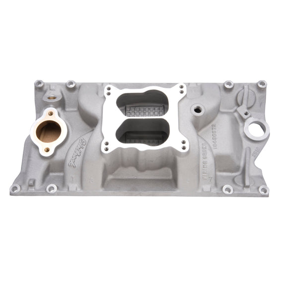 Edelbrock Manifold SBC Performer RPM Vortec Marine As-Cast 2516