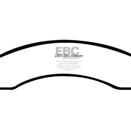 EBC Yellowstuff Front Brake Pads for 00-02 Dodge Ram 2500 Pick-up 5.2 2WD DP41307R