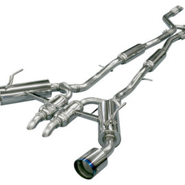 HKS Infiniti Q50 Hybrid VQ37 Dual Hi-Power Titanium Tip Catback Exhaust 32009-KN001