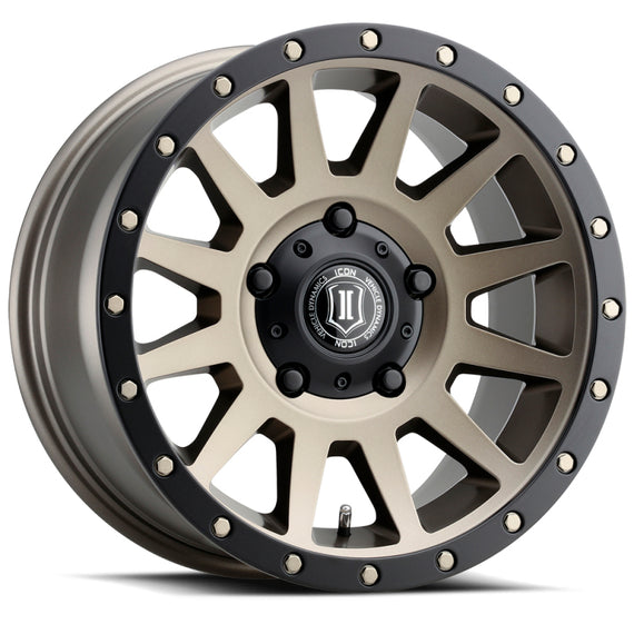 ICON Compression 17x8.5 5x150 25mm Offset 5.75in BS 110.1mm Bore Bronze Wheel 2017855557BR