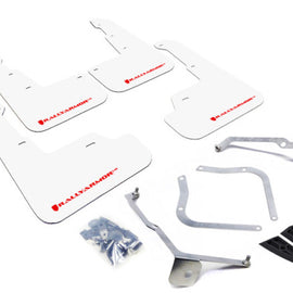 Rally Armor UR Mud Flaps White w/ Red Logo for 15-21 WRX & STi MF32-UR-WH/RD MF32-UR-WH/RD