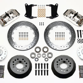 Wilwood Narrow Superlite 6R Front Hub Kit 12.88in Drill-Zinc Pol 67-69 Camaro 64-72 Nova Chevelle 140-9803-ZP