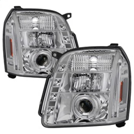 Spyder GMC Yukon 07-14/GMC Yukon XL 07-14 Projector Headlights LED Halo LED Chrome PRO-YD-GY07-HL-C 5029324