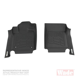 Westin 1999-2007 Ford Super Duty Reg/Super Cab/Crew Cab Wade Sure-Fit Floor Liners Front - Black 72-110021