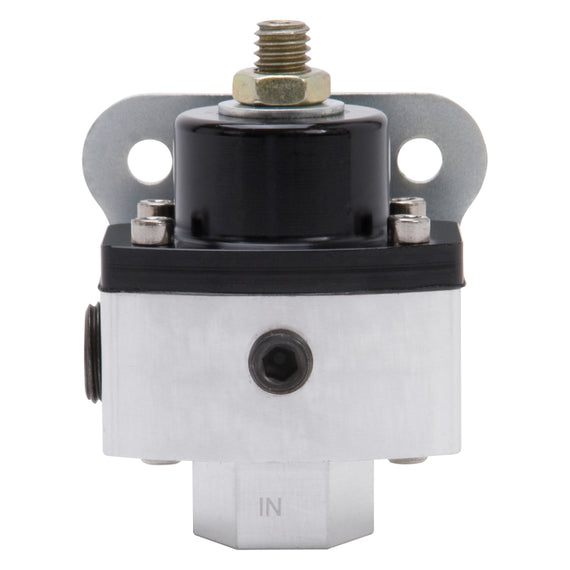Edelbrock Fuel Pressure Regulator 4-1/2 to 9 PSI Satin Finish 8190