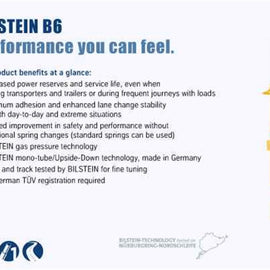 Bilstein (Shocks and Struts) BIL B6 Series Shocks : Part# - 24-186476 24-186476