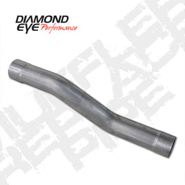 Diamond Eye 510216 4" Muffler Delete Pipe, Aluminized, For 04-07 Dodge 510216