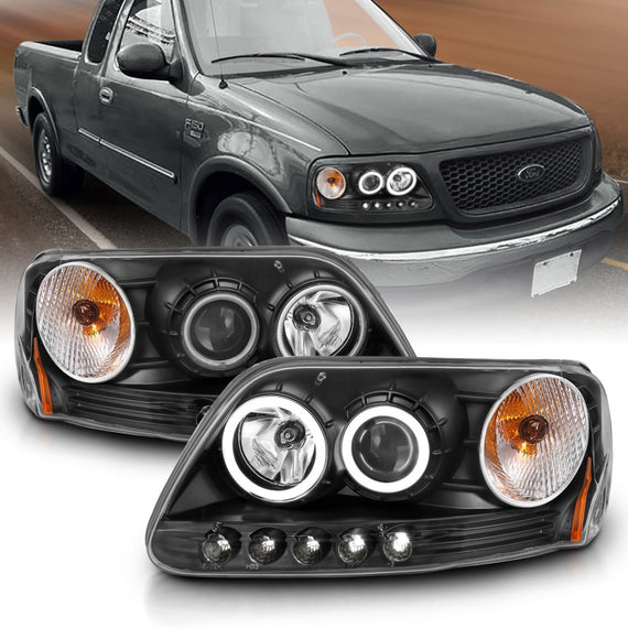 Anzo Headlight Lamp Driver & Passenger Side New for F150 Truck F250 LH 111097 111097