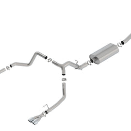 Borla 19 Chevrolet Silverado/GMC Sierra 1500 6.2L SS Touring Catback Exhaust - Square Chrome Tips 140782