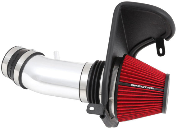 Spectre 11-14 Challenger/Charger V8-6.4L F/I Air Intake Kit - Polished w/Red Filter 9003