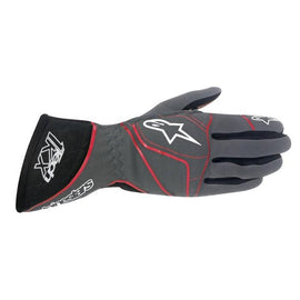 ALPINESTARS TECH 1-KX GLOVE ANTHRACITE BLACK RED SZ XXL