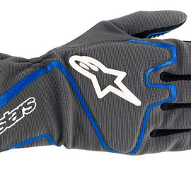 ALPINESTARS TECH 1-K RACE GLOVE ANTHRACITE BLUE SZ XXL