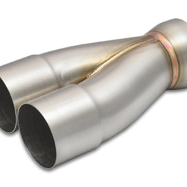 Vibrant 2-1 SS Merge Collectors (2-1/2in Inlet Slipover ID 3in Outlet OD) - Sold Individually 10358