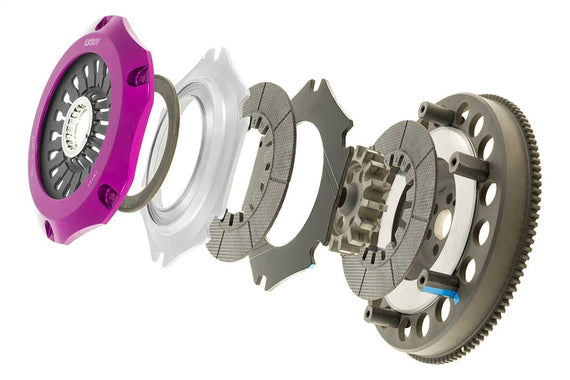 Exedy 1989-1993 Nissan Skyline GTR L6 Hyper Twin Carbon-R Clutch Rigid Disc Push Type Cover NM032SBMC