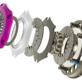 Exedy 1993-1994 Nissan Skyline GTR L6 Hyper Twin Carbon-R Clutch Rigid Disc Pull Type w/FW Bolts NM042SBMC