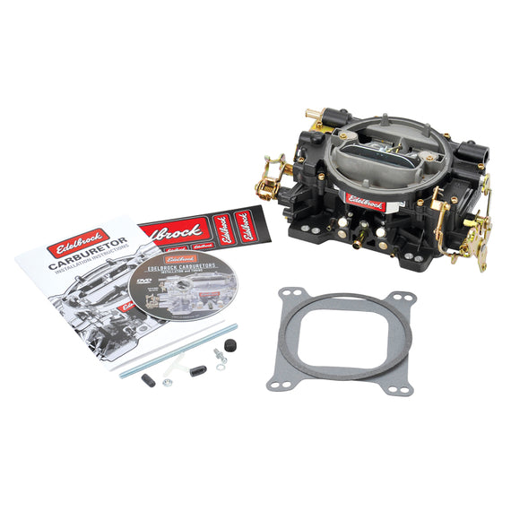Edelbrock Carburetor Performer Series 4-Barrel 750 CFM Manual Choke Black Finish 14073
