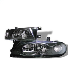 Spyder Nissan Altima 93-97 Crystal Headlights Black HD-YD-NA93-BK 5012630