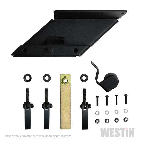 Westin 07-18 Jeep Wrangler JK WJ2 Off-Road Jack Mount - Textured Black 59-89015