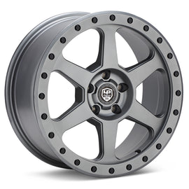 LP Aventure LP3 17x8 5-108 ET38 Matte Grey Wheel LP3178510838MG