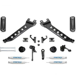 Fabtech 14-18 Ram 2500 4WD 5in Radius Arm Kit w/Perf Shks K3140
