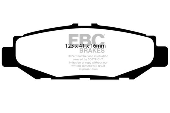 EBC DP3848C REDSTUFF CERAMIC PERFORMANCE BRAKE PADS - REAR DP3848C