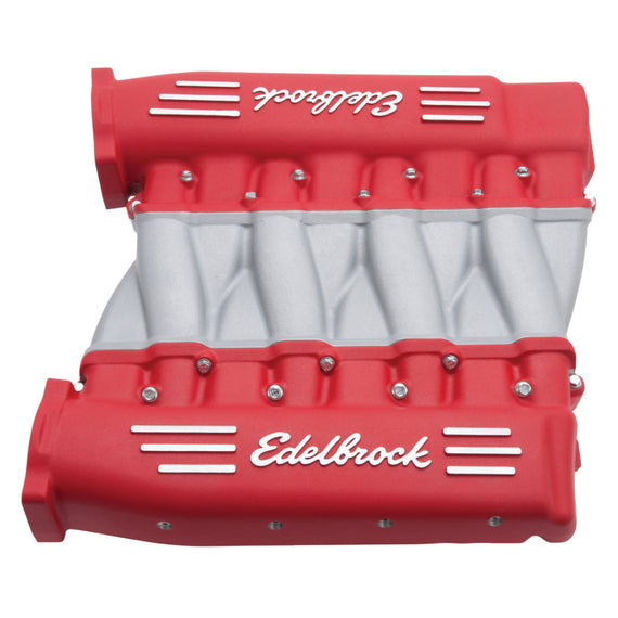 Edelbrock Manifold Chevy Ls LS3 Cross Ram w/ Red Plenums 7141