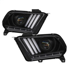 Spyder Ford Mustang 10-13 Projector Headlights - HID Model Only - Black PRO-YD-FM2010V2-HID-BK 5084569
