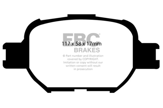 EBC Brakes For Toyota EBC Greenstuff Sport upgrade pad DP21325 Front DP21325