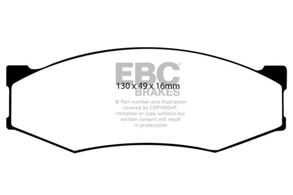 EBC 89-97 Nissan Pick-up 4 Cyl Greenstuff Front Brake Pads DP6538