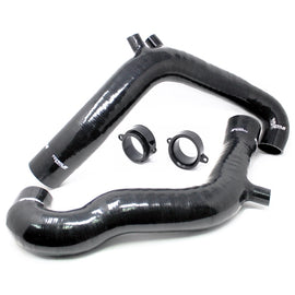 Torque Solution Turbo Inlet Hose Black - 10-12 Porsche 997.2 Turbo / Turbo S TS-POR-527