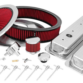Spectre SB Chevy Centerbolt Deluxe Engine Dress Up Kit - Red 5432
