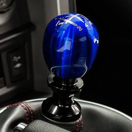 Raceseng Slammer Shift Knob (Gate 1 Engraving) VW / Audi Adapter - Blue Translucent 08211BLT-08011-081202
