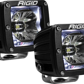 Rigid Industries D-Series Radiance Pods with White Back Light - Pair 20200