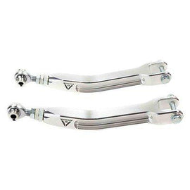 VOODOO13 HIGH CLEARANCE TOE ARMS FOR 99-02 NISSAN 240SX RAW SILVER TONS-0201RA