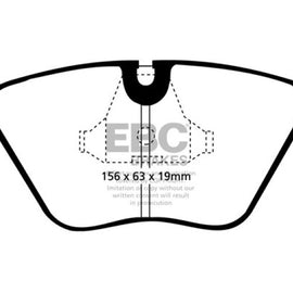 EBC 98-02 BMW Z3 3.2 (M-Coupe) Greenstuff Front Brake Pads DP2689