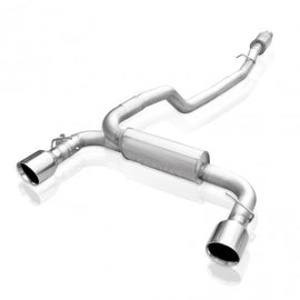 Stainless Works 2016-18 Ford Focus RS 3in Catback Vintage Round Muffler 5in Tips FCRS16CB